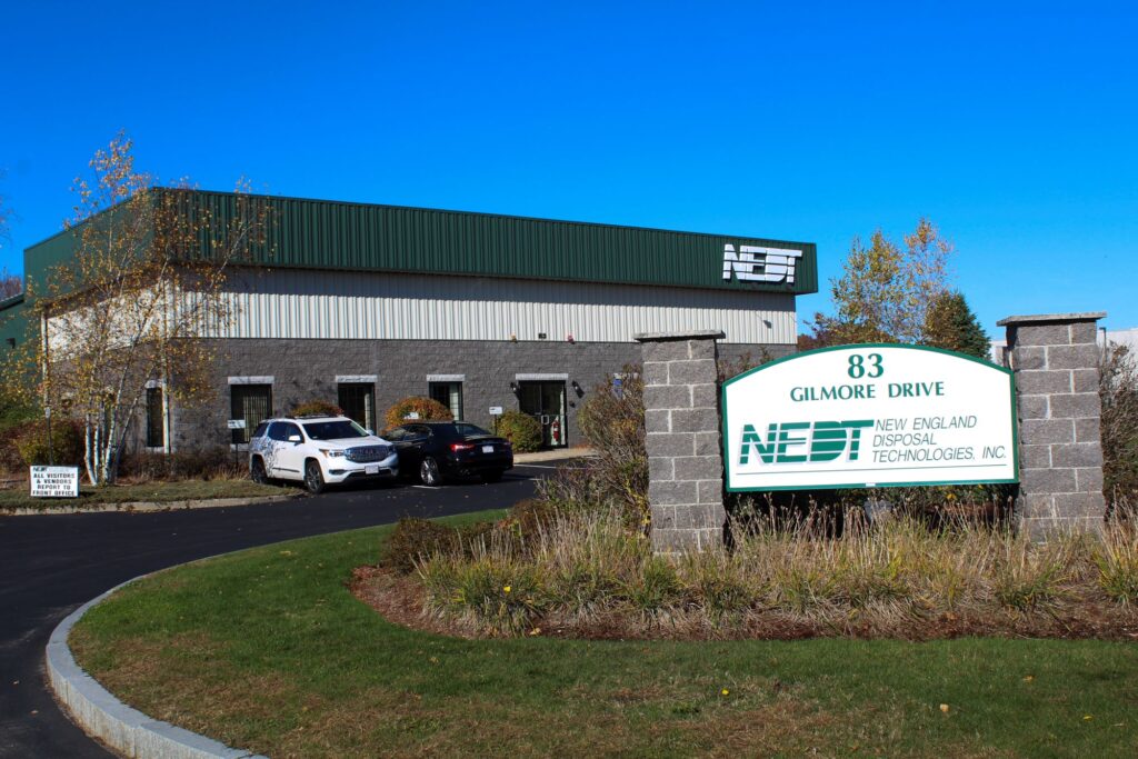 The NEDT Collection Center located in Sutton, MA.