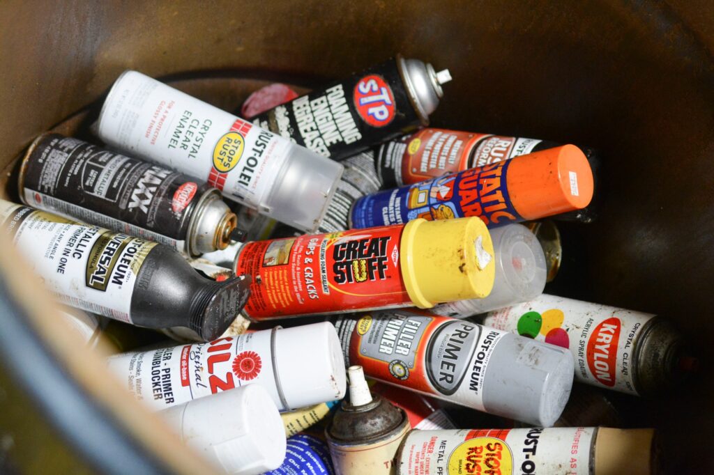 Can You Dispose of Full Aerosol Spray Cans?